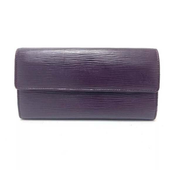 LOUIS VUITTON M6374K Portefeuille Sarah Long Wallet Has Initials - Picture 1 of 16